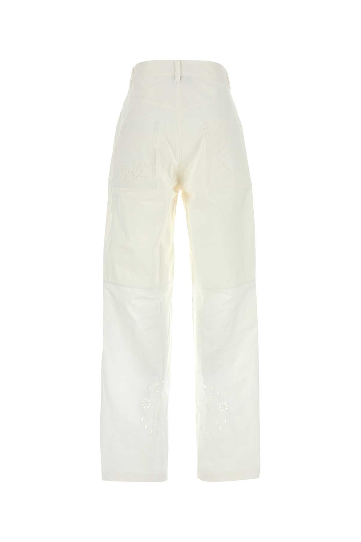 [MARINE SERRE] Trousers SS25 UPA056AUWOV0007 WH10