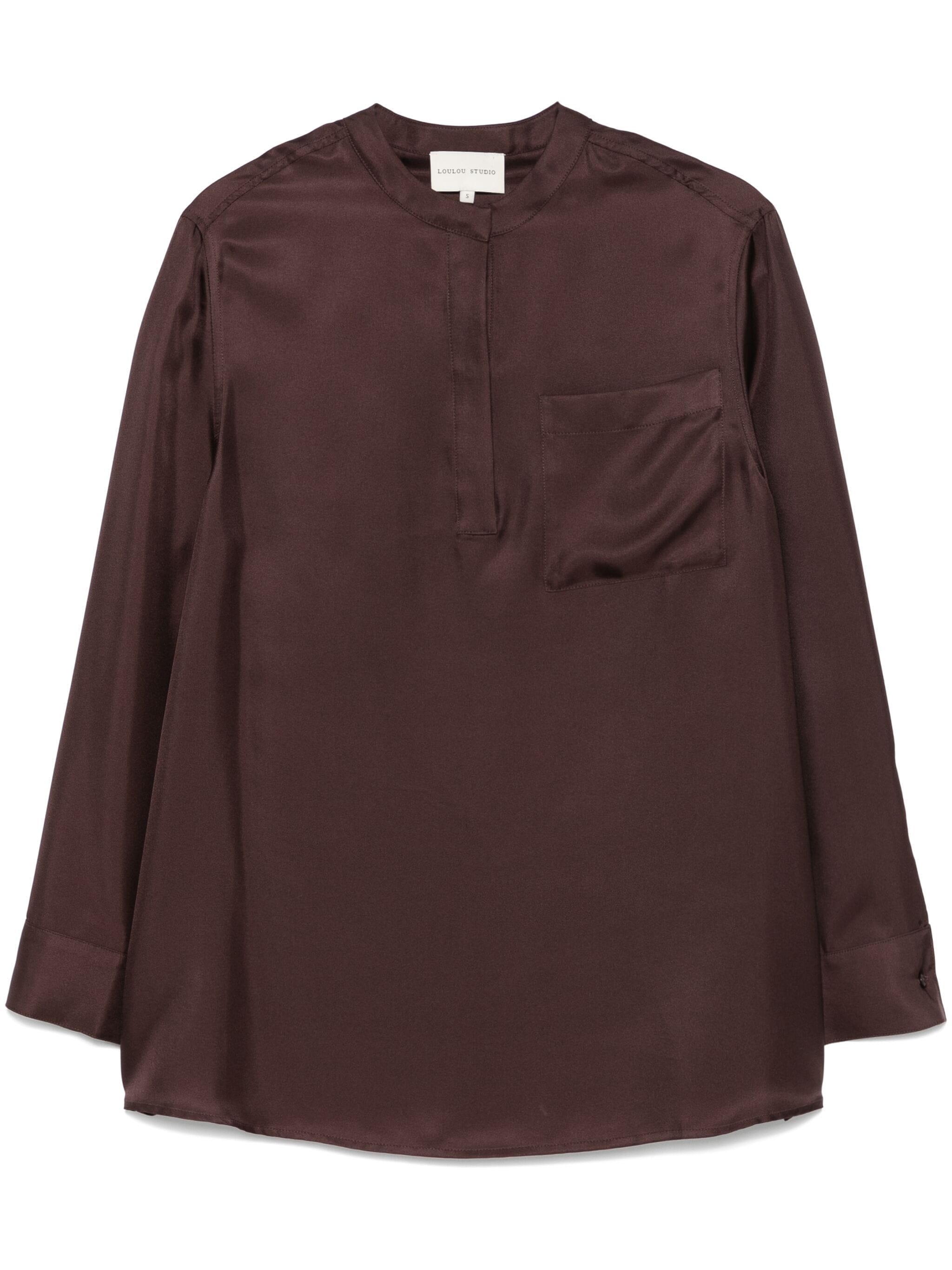 [LOULOU STUDIO] Shirts Long Sleeve FW24 EDEN