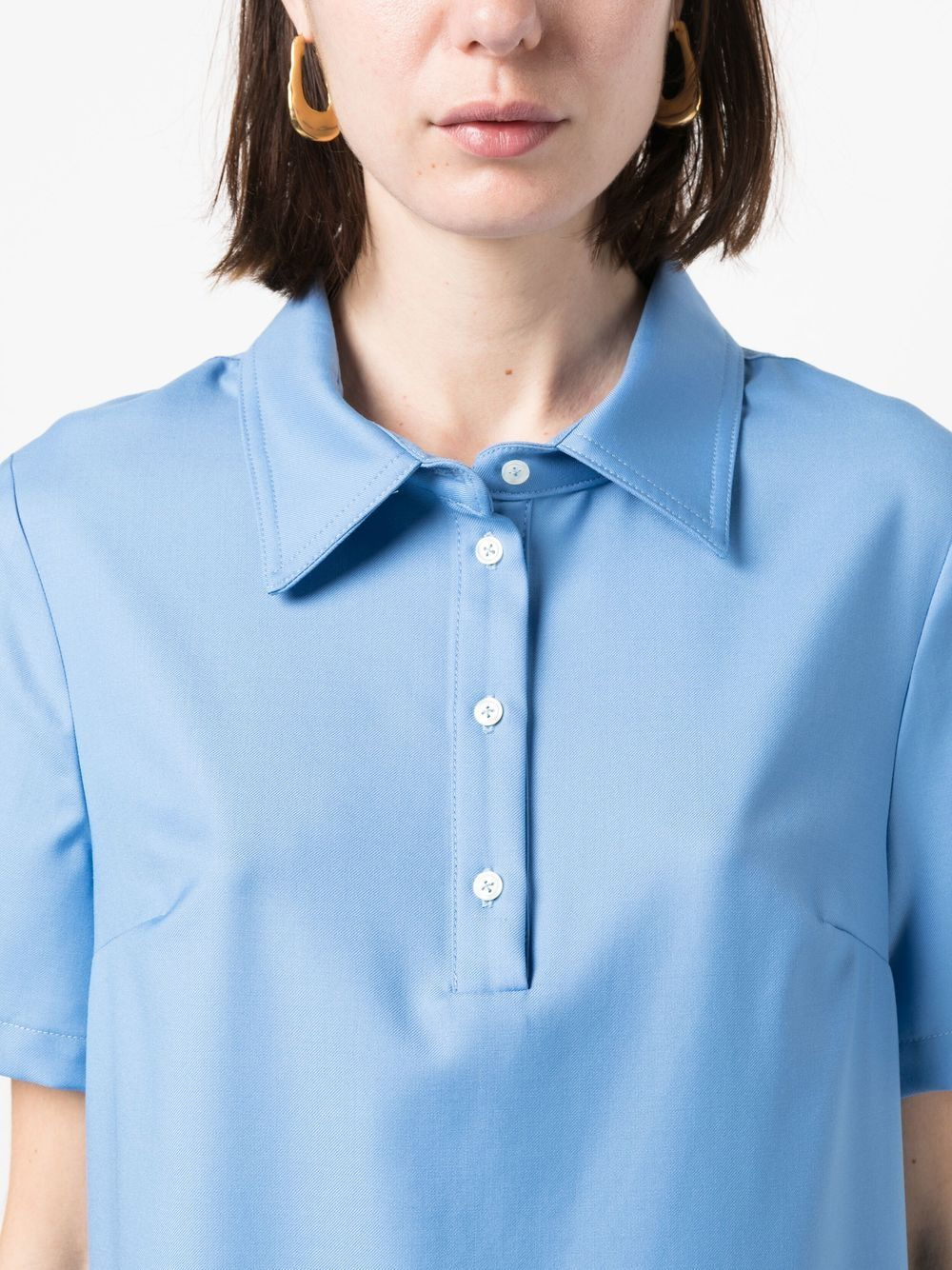 [LOULOU STUDIO] Short sleeve dress SS23 BIRA