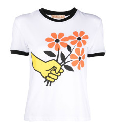 [Cormio] T-shirts Short Sleeve FW22 TSHIRTMAZZOLINOFIORICOTTON