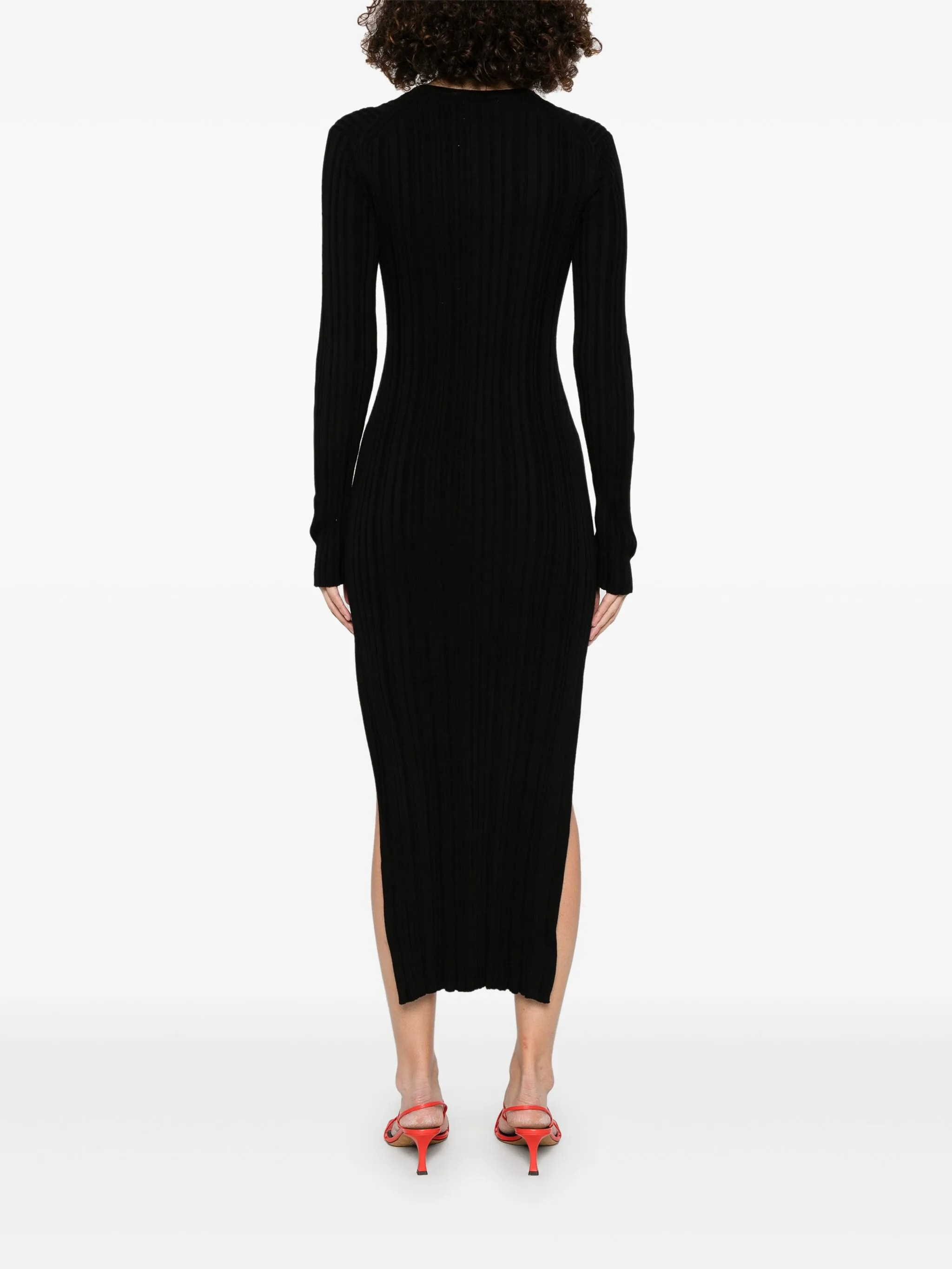 [LOULOU STUDIO] Long sleeve dress SS25 ELDARA