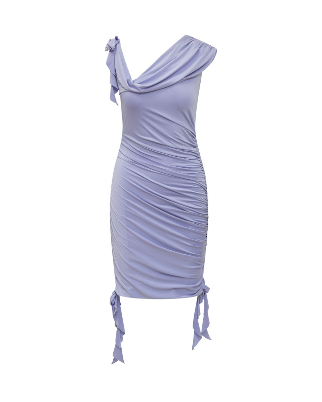 [DE LA VALI] Sleeveless dress SS24 SS24DS1564 LILAC