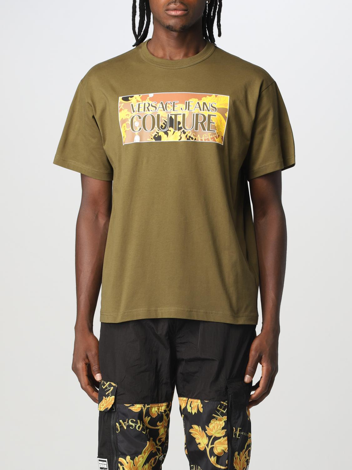 [VERSACE JEANS COUTURE] T-shirts Short Sleeve FW23 75GAHE01CJ00E 107