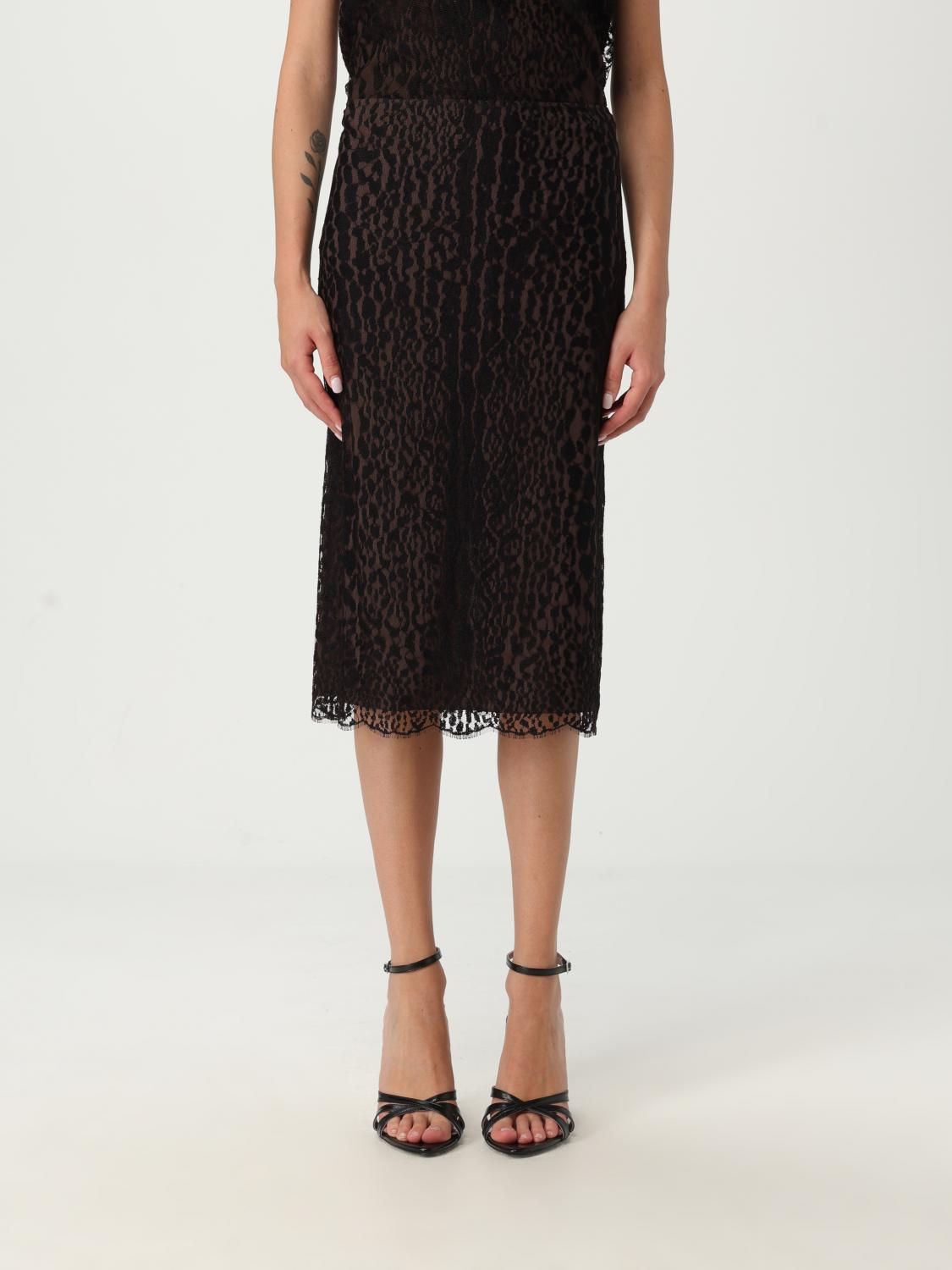 [Tom Ford] Midi skirt FW25 GC5817FAX1546X BLCH
