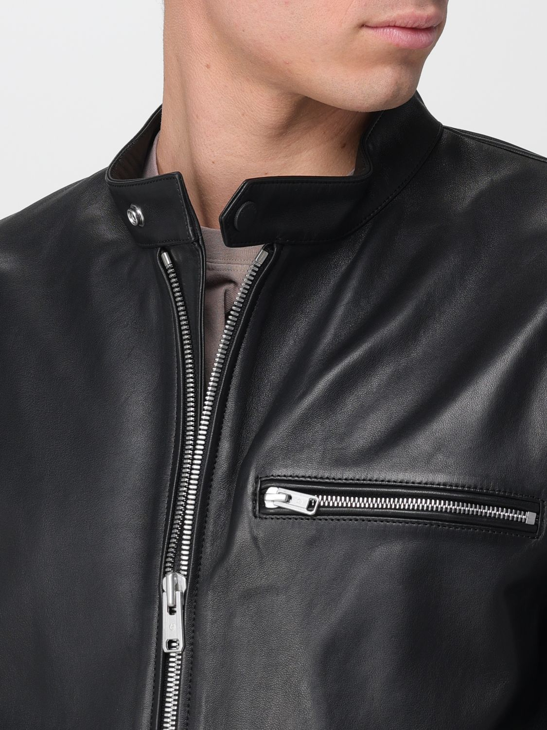 [Belstaff] Leather Jacket SS26 105831 BLACK