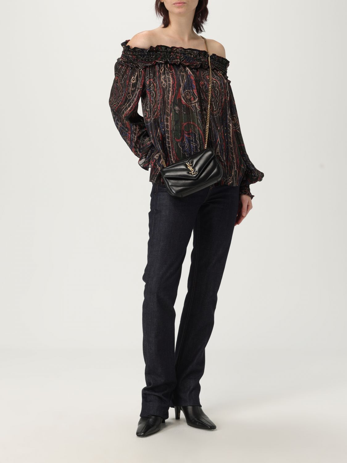 [Saint Laurent] Blouse FW25 822936Y4K43 1052