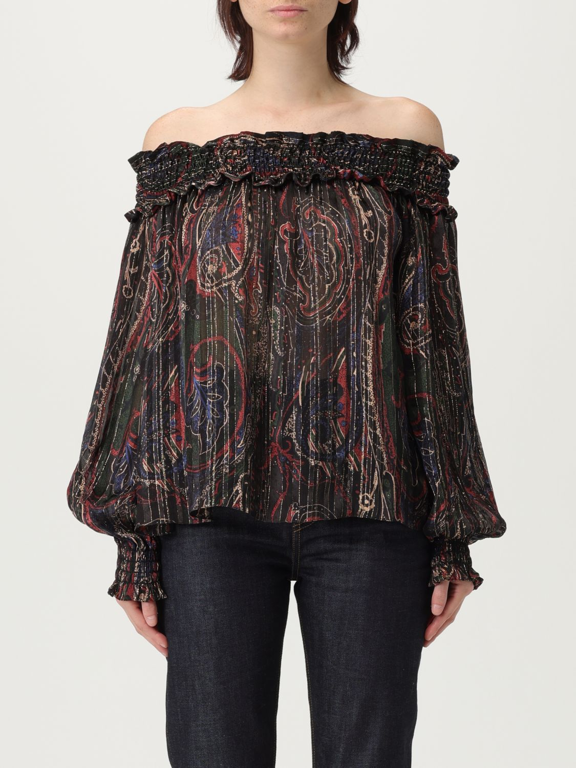 [Saint Laurent] Blouse FW25 822936Y4K43 1052