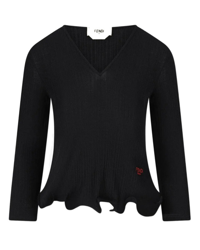 [Fendi] T-shirts Long Sleeve FW25 FS9741AVFEF0GME