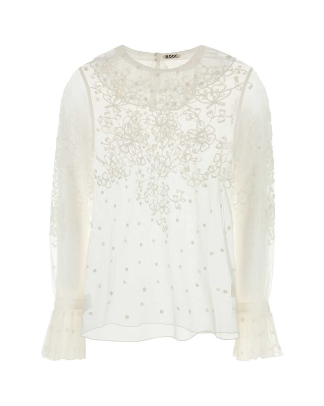[BODE] Shirts Long Sleeve SS25 WRS25SH018 WHITE