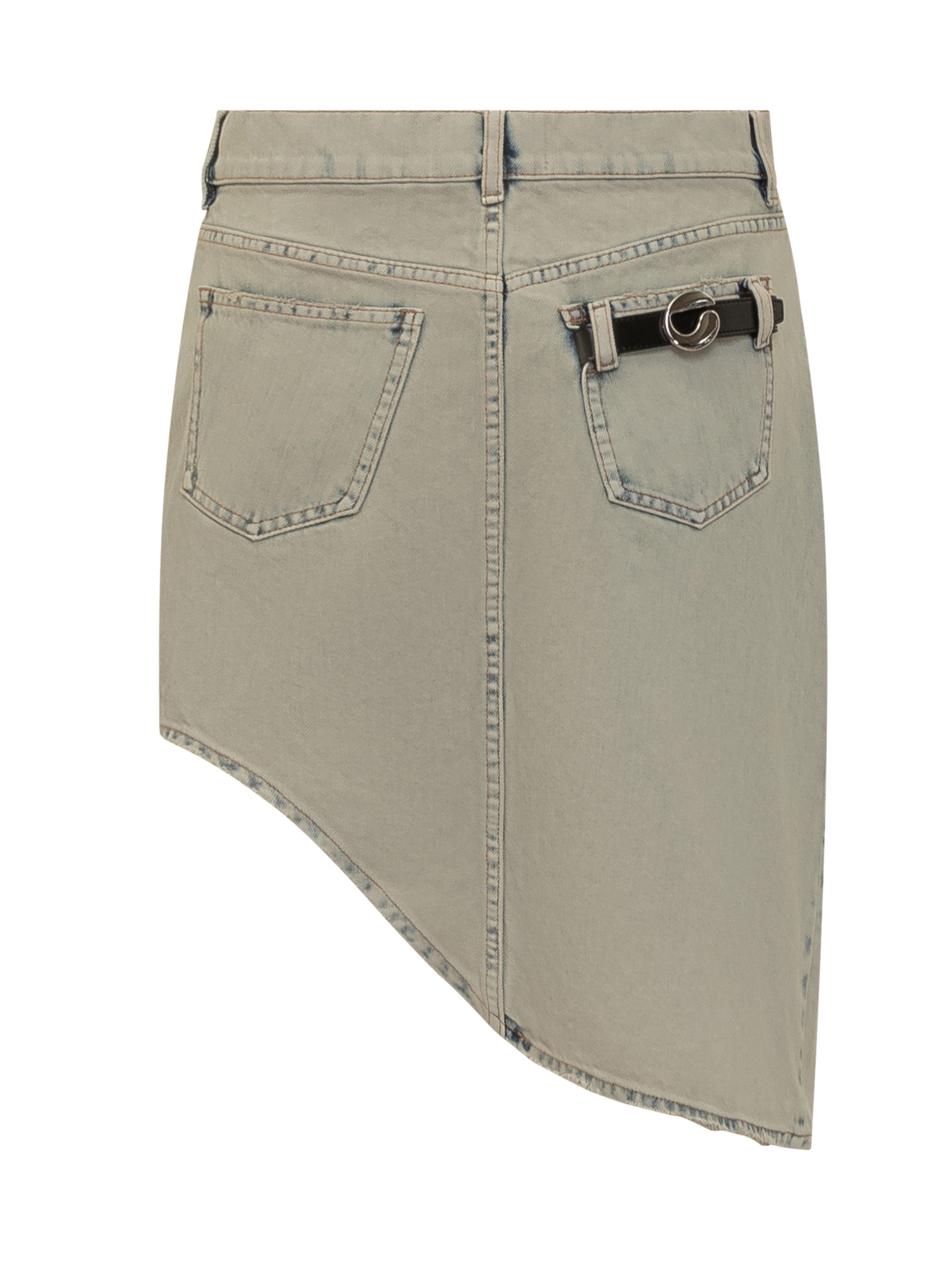 [Coperni] Mini skirt SS25 COPJ89F2035 GREY GREIGE