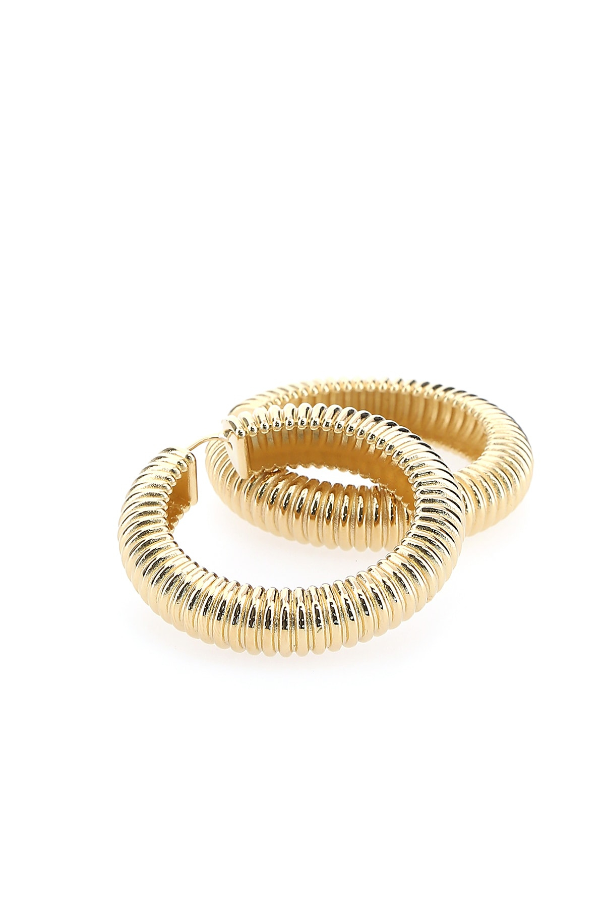 [Amina Muaddi] Earring FW21 AMIBIGSLIMHOOP GOLD