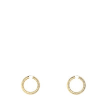 [Amina Muaddi] Earring FW21 AMIBIGSLIMHOOP GOLD
