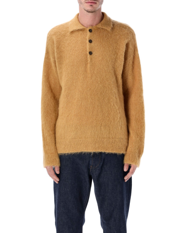 [Rold Skov] Knitwear FW25 BASICPOLOWMUSTARD