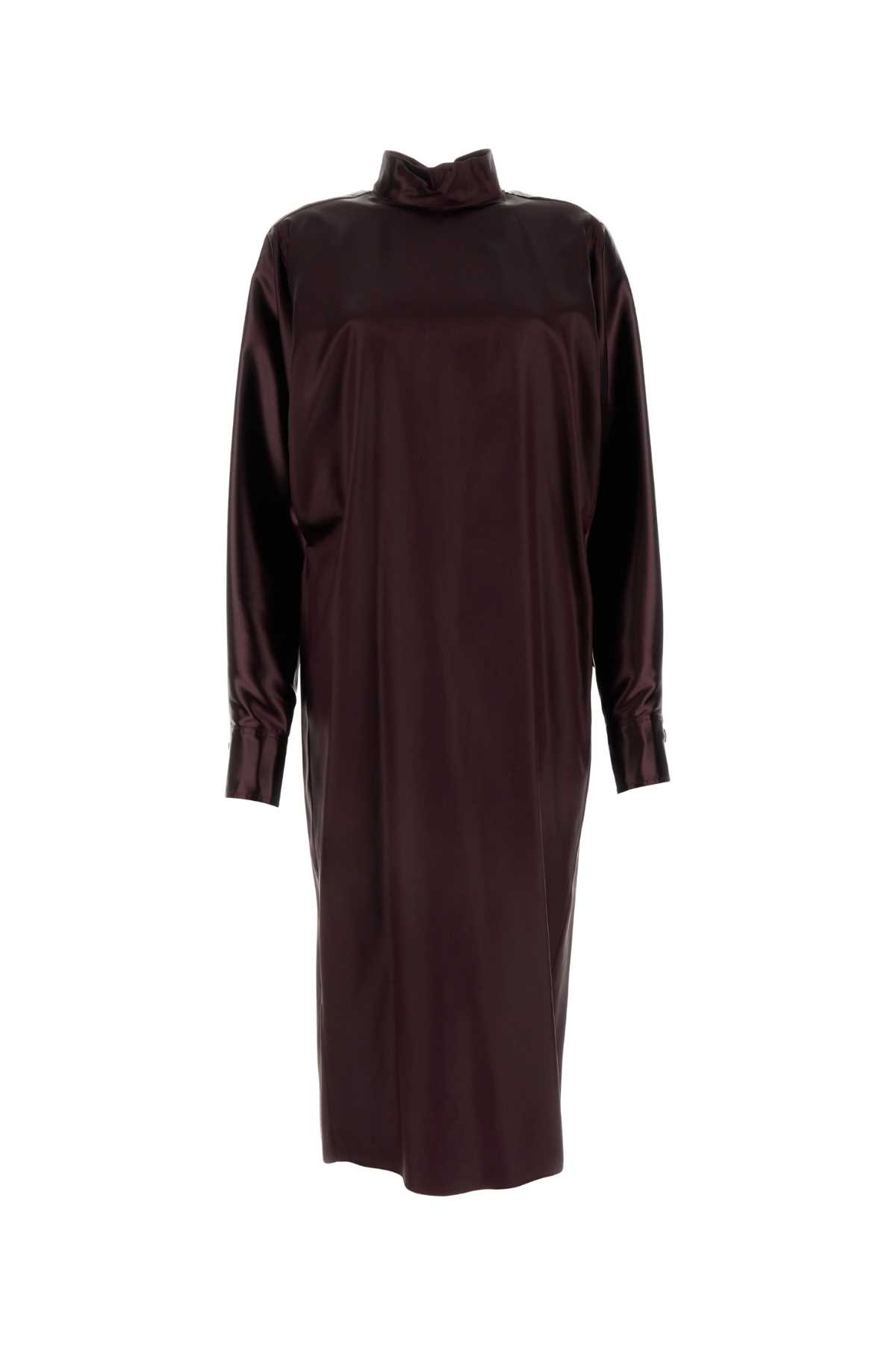 [Salvatore Ferragamo] Long sleeve dress FW24 13G199777578 OXBLOOD