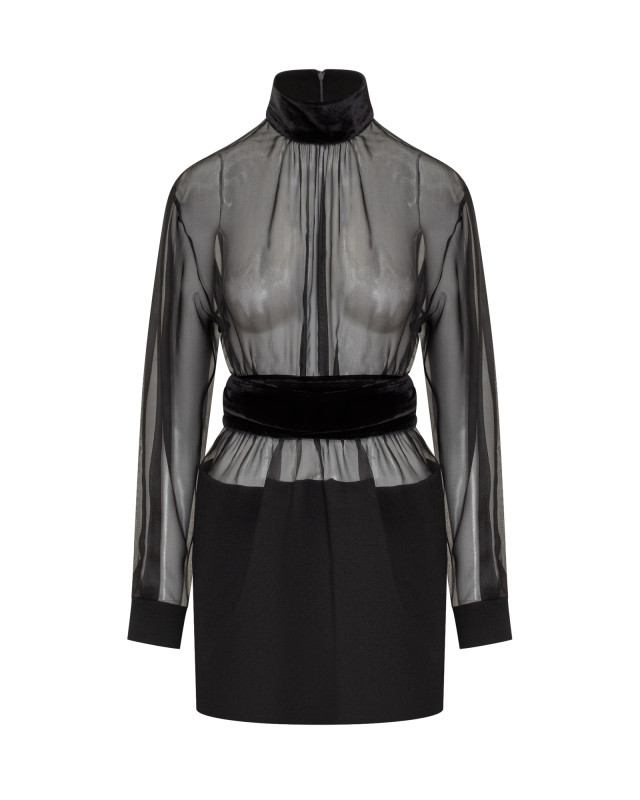 [Dolce & Gabbana] Long sleeve dress FW24 F6JNDTGDC09 N0000