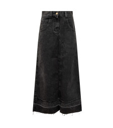 [Palm Angels] Midi skirt FW24 PWYF016F24DEN001 1010
