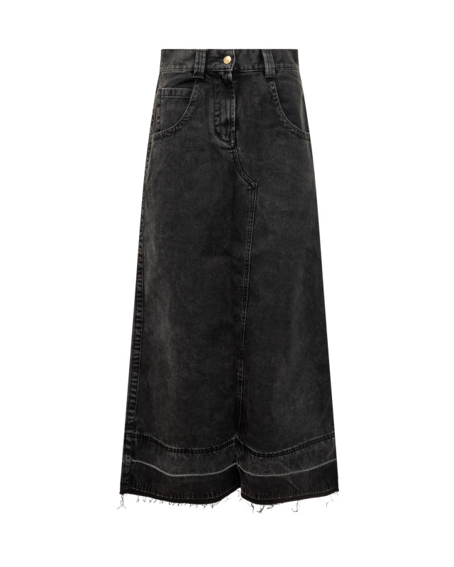 [Palm Angels] Midi skirt FW24 PWYF016F24DEN001 1010