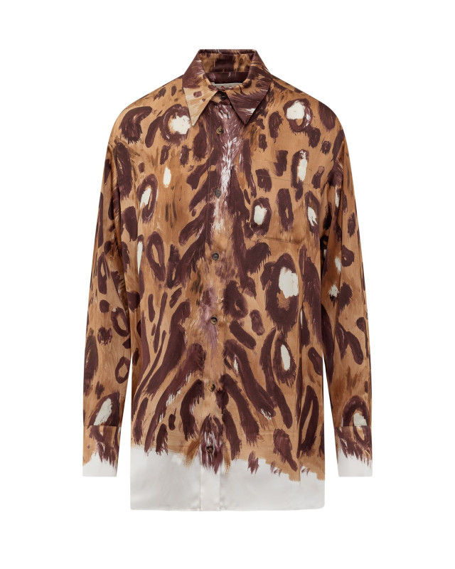 [Marni] Shirts Long Sleeve FW22 CAMA0490A0UTV912 WBM20