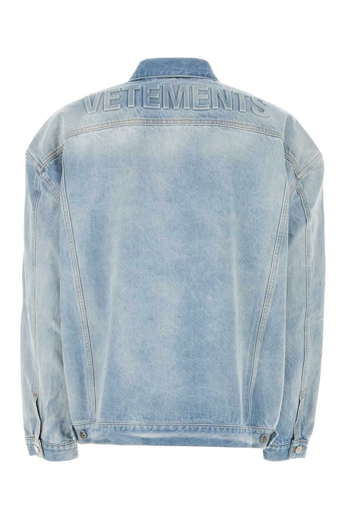 [Vetements] Shirts Long Sleeve SS24 UE64JA390N BLUE