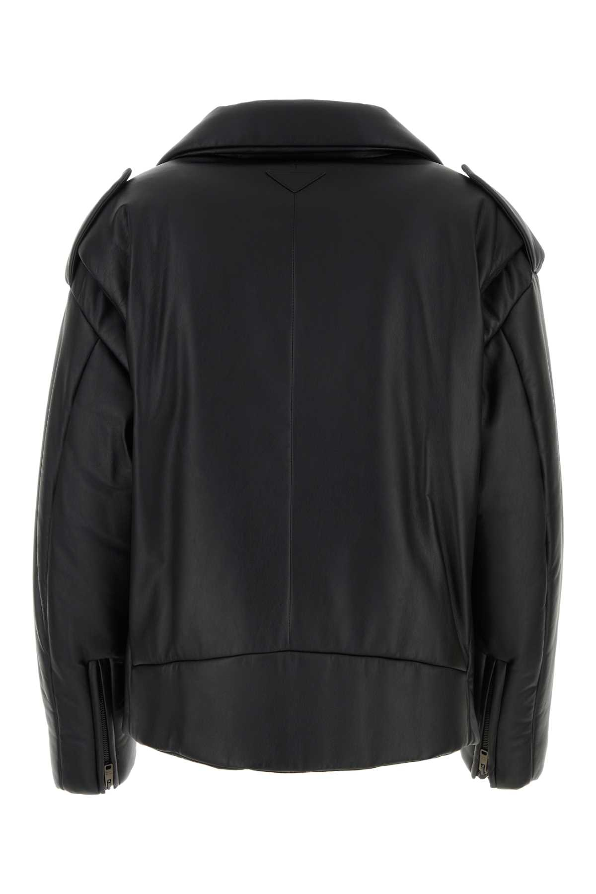 [Prada] Leather Jacket SS24 58A049FLY F0002