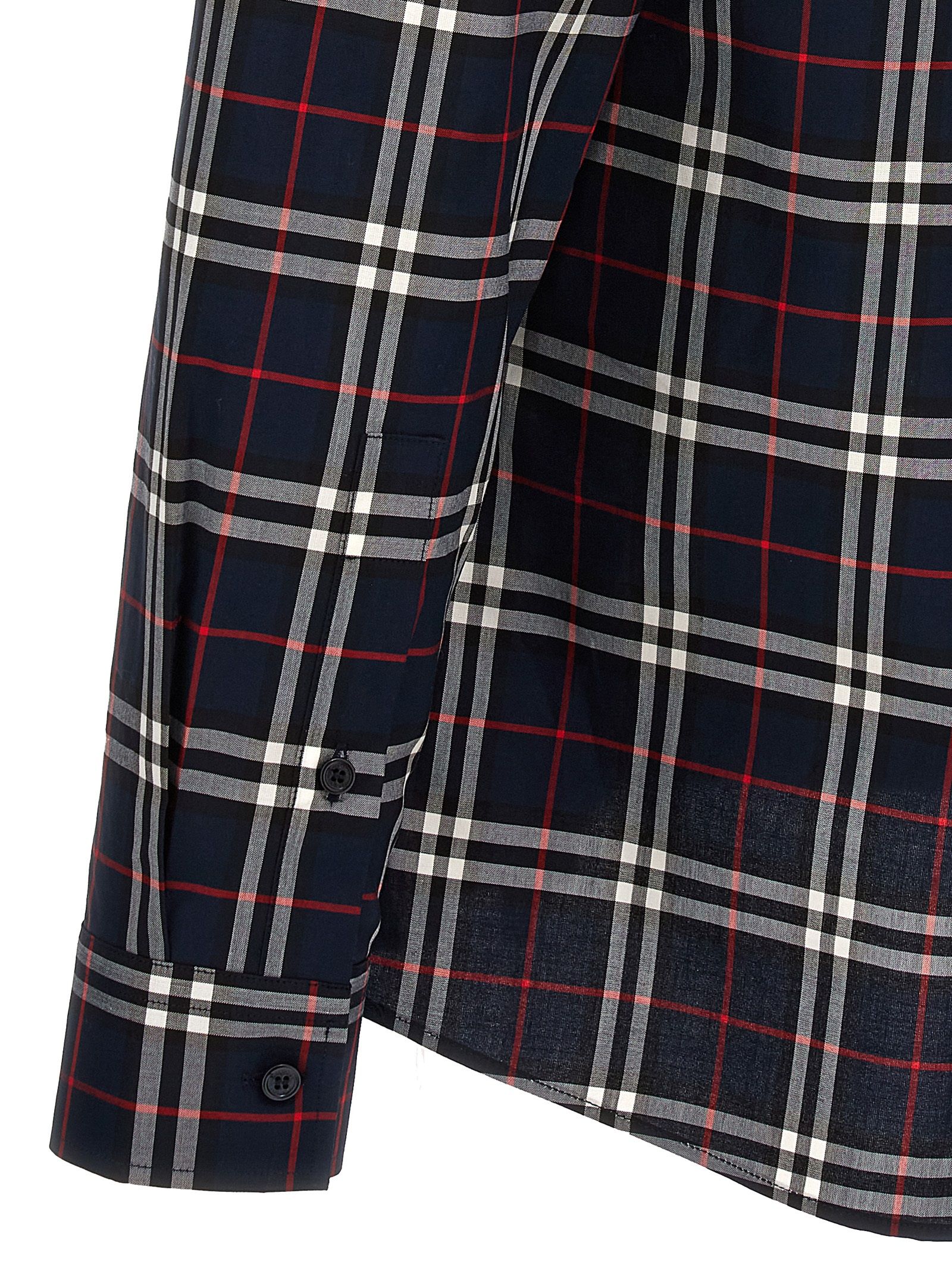 [Burberry] Shirts Long Sleeve SS24 8073220NAVY