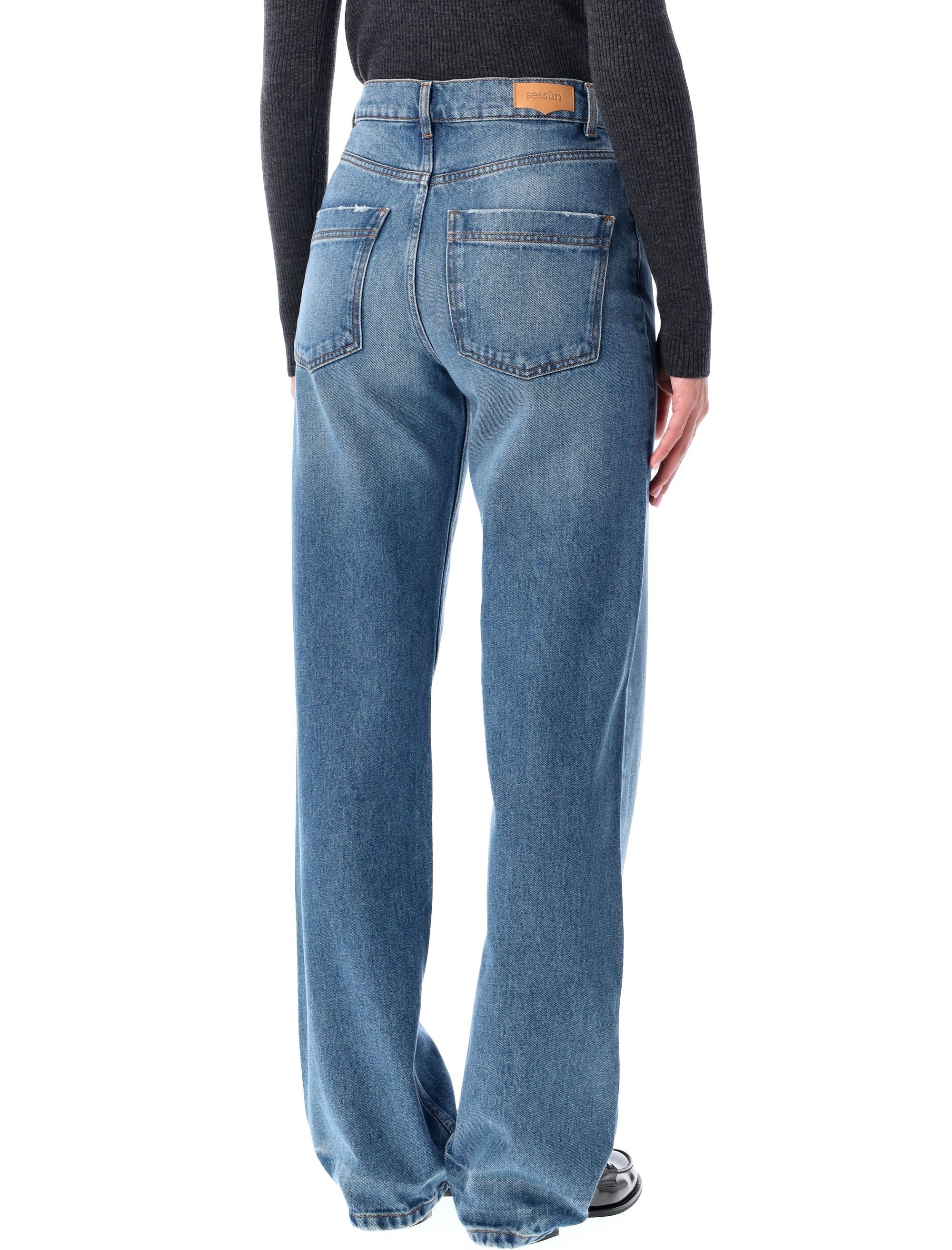 [SESSUN] Jeans FW25 25121001STONEBLUE