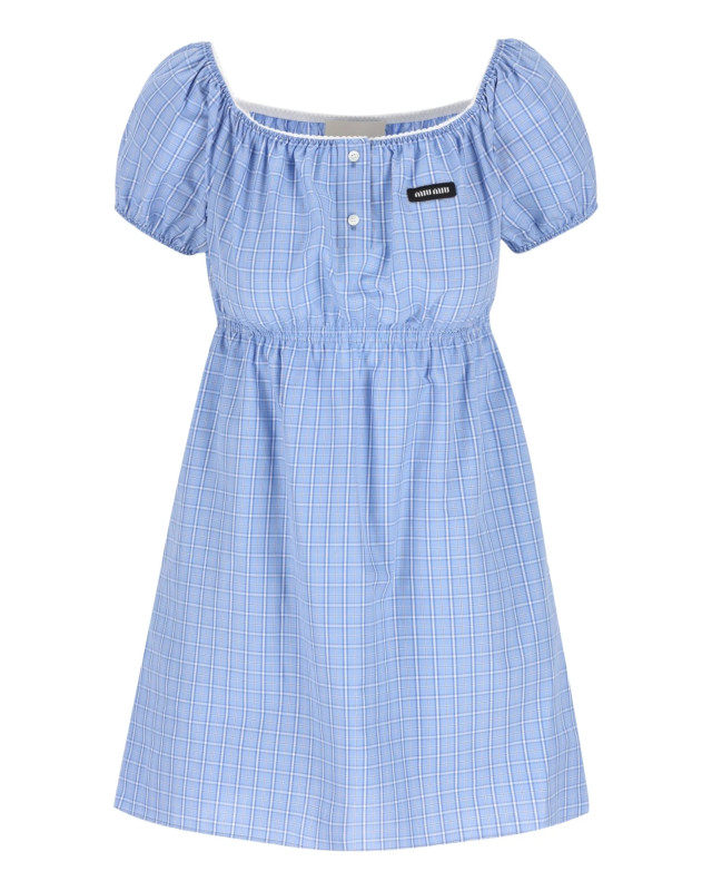 [Miu Miu] Short sleeve dress SS26 MF6225S-OOO183AF0076