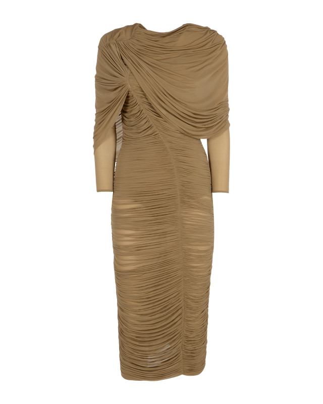 [MAGDA BUTRYM] Short sleeve dress FW25 328725BEIGE