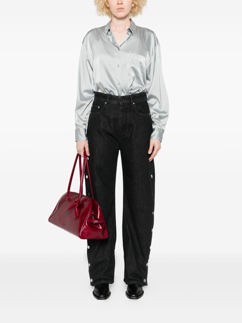 [Forte Forte] Shirts Long Sleeve FW25 14372MYSHIRTPEARL