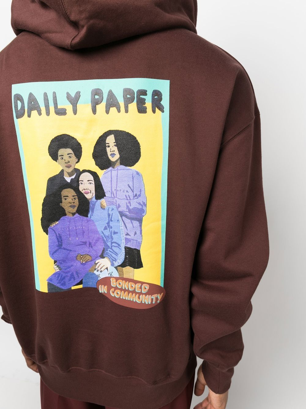 [DAILY PAPER CAPSULE] Hoodie FW22 2223057CHOCOLATEBROWN
