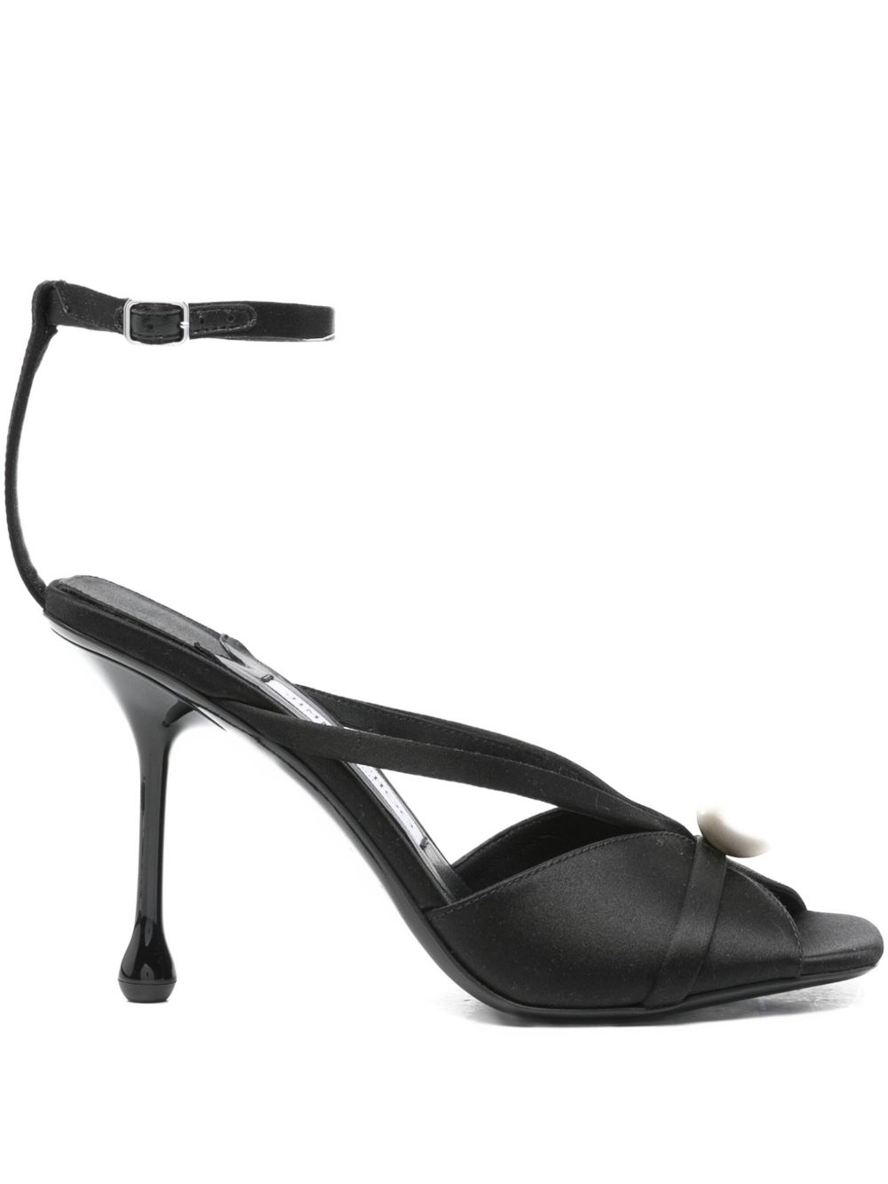 [Jimmy Choo] Sandals FW25 SIVA95AODBLACK/WHITE