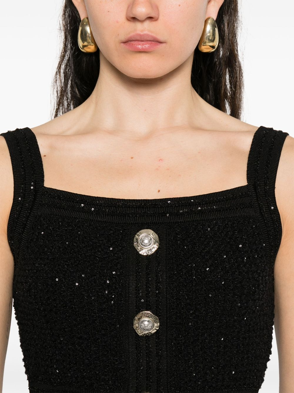 [Balmain] T-shirts Sleeveless FW25 FF1AB052KI740PA