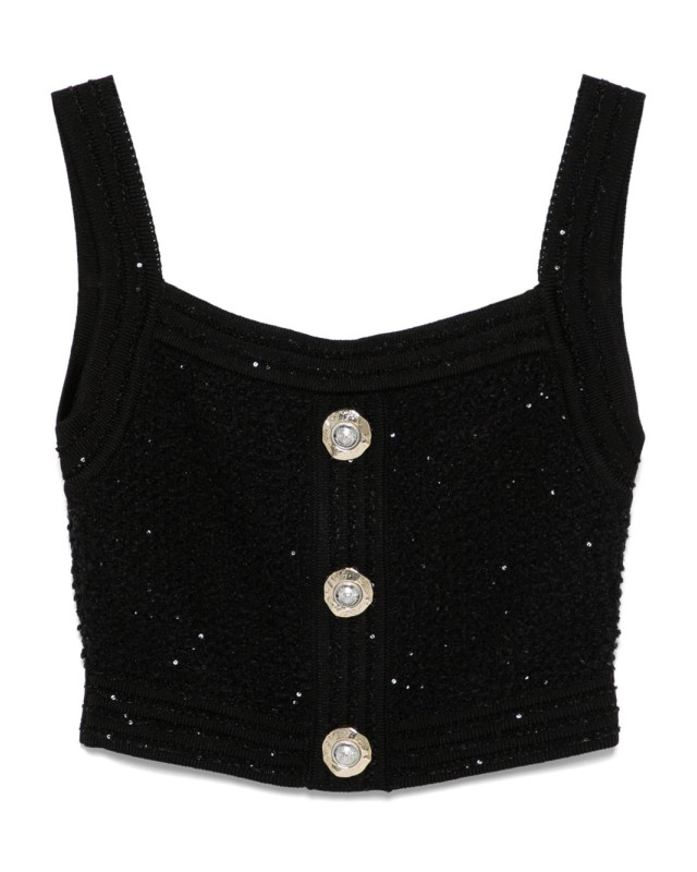 [Balmain] T-shirts Sleeveless FW25 FF1AB052KI740PA
