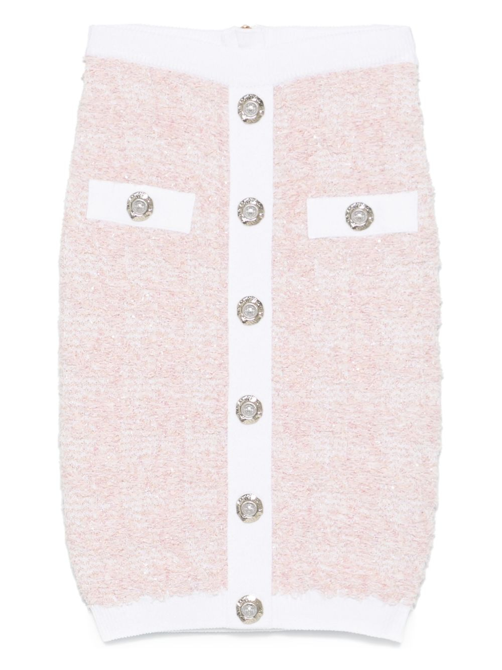 [Balmain] Midi skirt FW25 FF1LC016KI72OIN