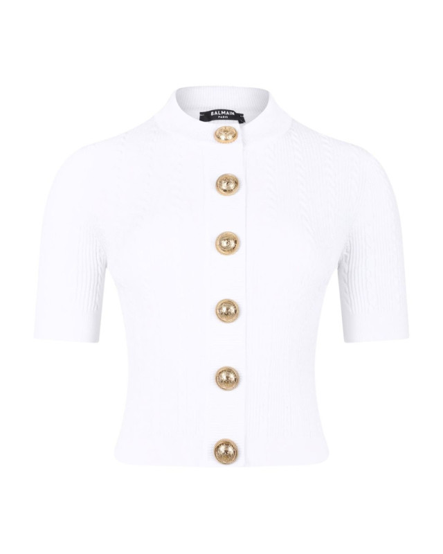 [Balmain] Cardigan FW25 FF1KL230KI500FA