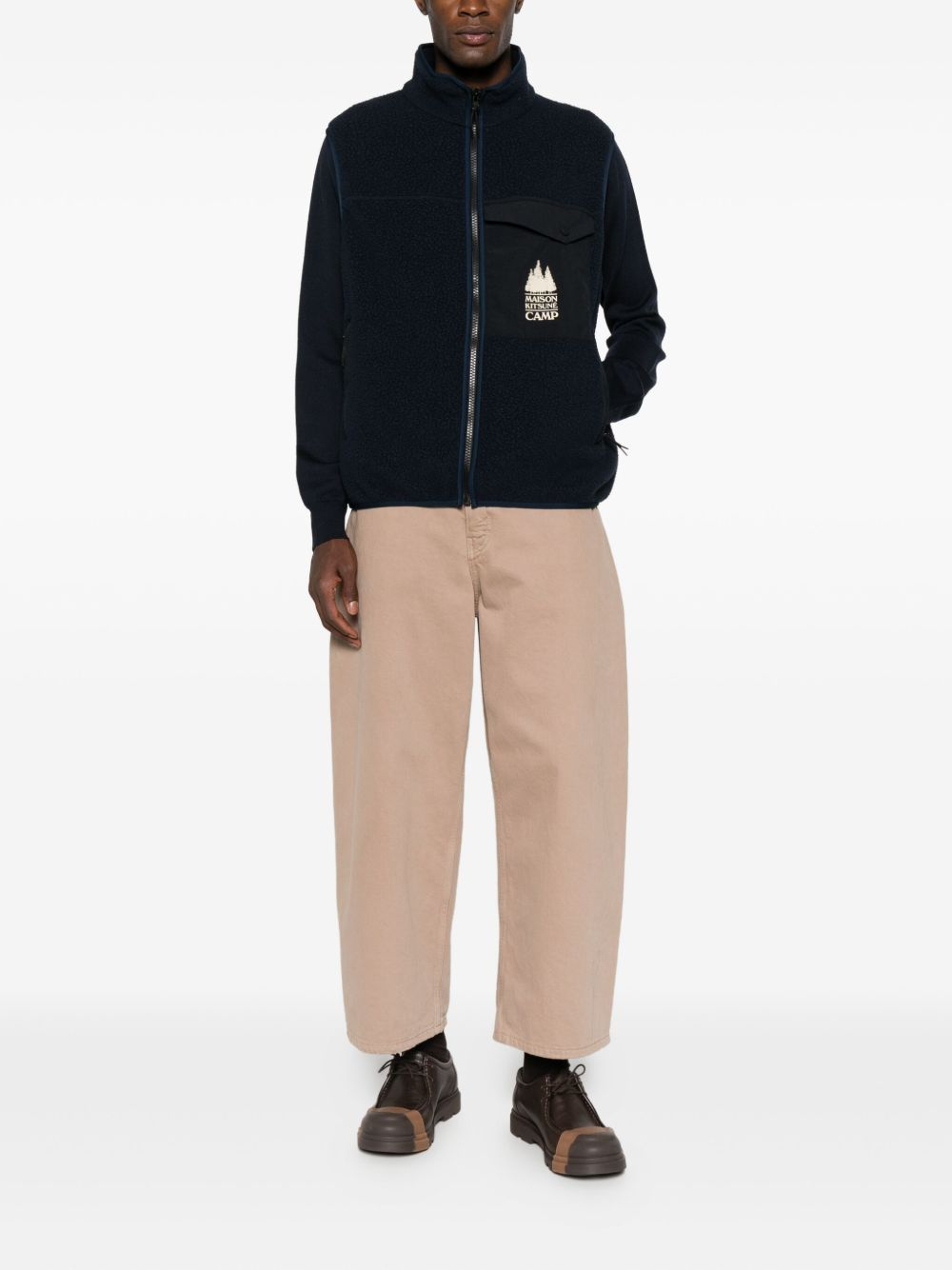 [MAISON KITSUNE] Vest FW25 PM02137WM2031P480