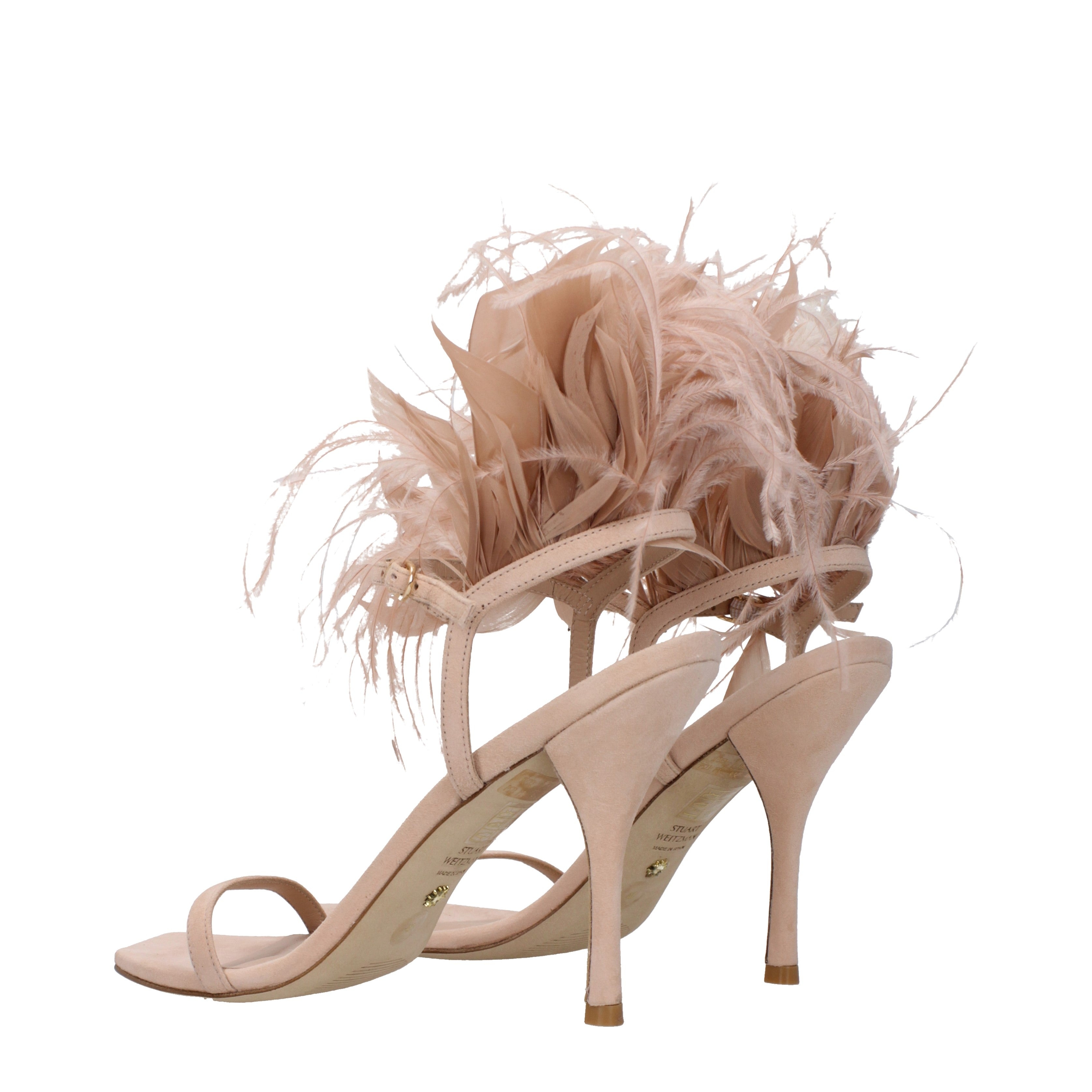 [Stuart Weitzman] Sandals SS25 PLUME100RFSSD582POUDRE