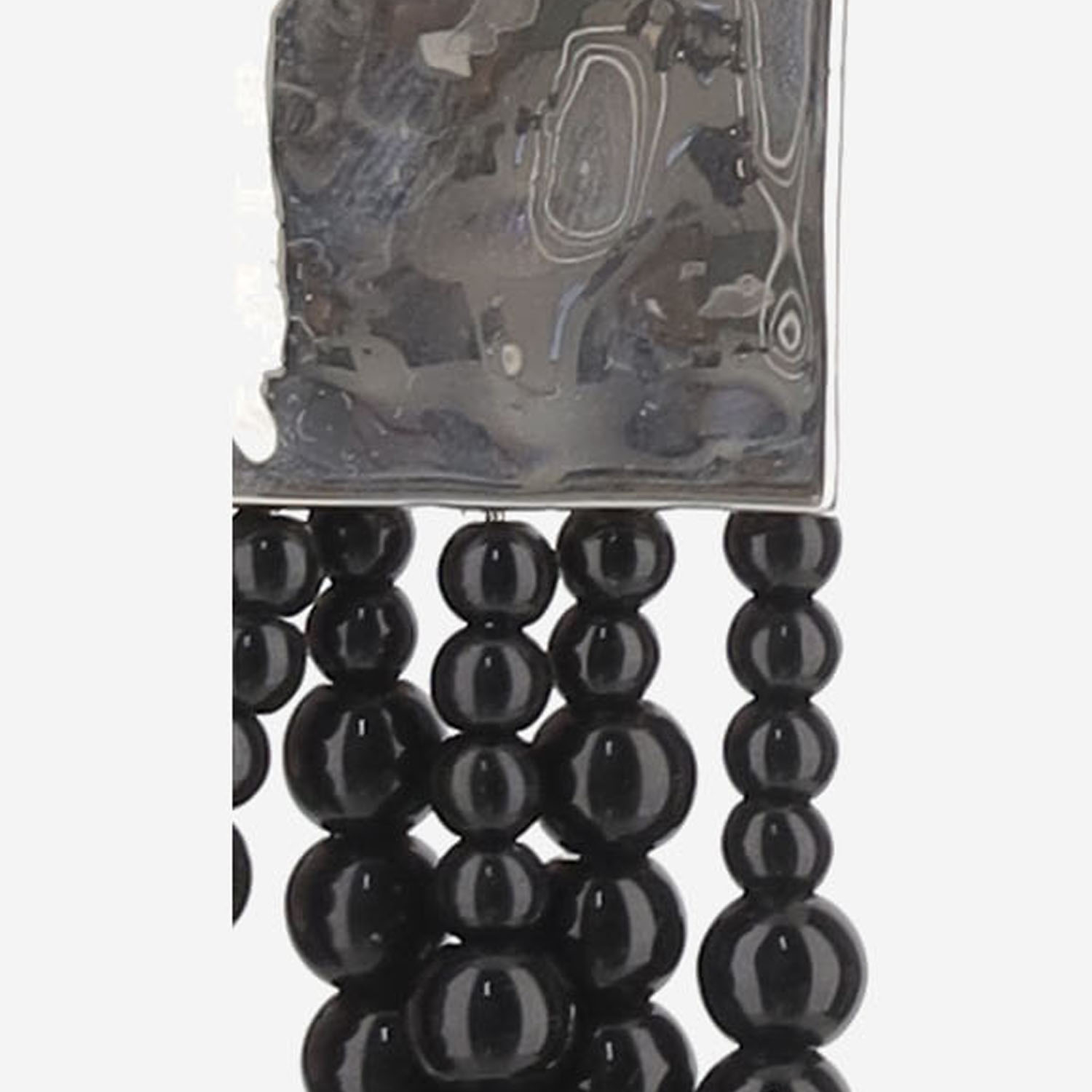 [Niccolo' Pasqualetti] Earring SS25 HE01PALBBLACKSILVER