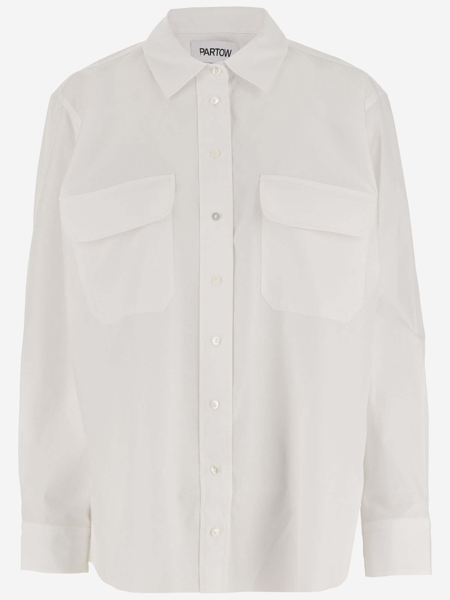 [PARTOW] Shirts Long Sleeve FW24 424317W69WHITE