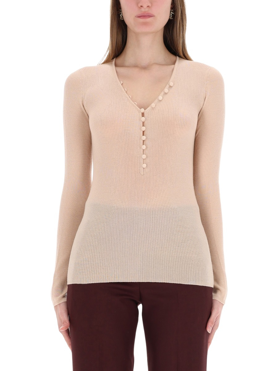 [Chloe] T-shirts Long Sleeve FW25 CH25WMP05530_6I6
