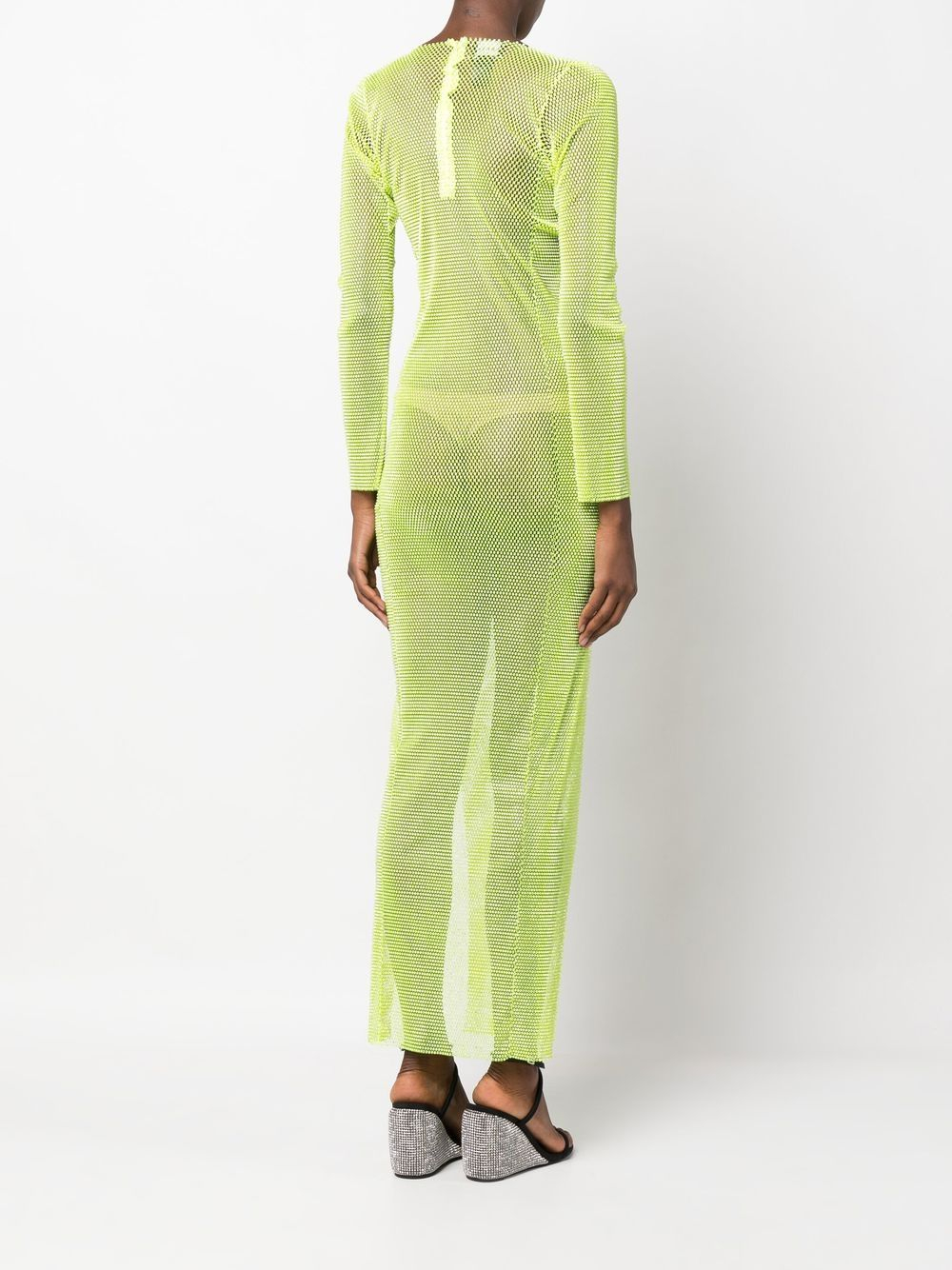 [SANTA BRAND] Long sleeve dress SS23 DIAMONDMAXIDRESSGREEN