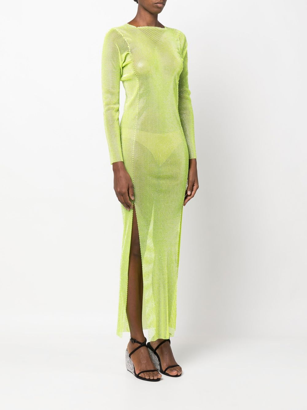 [SANTA BRAND] Long sleeve dress SS23 DIAMONDMAXIDRESSGREEN