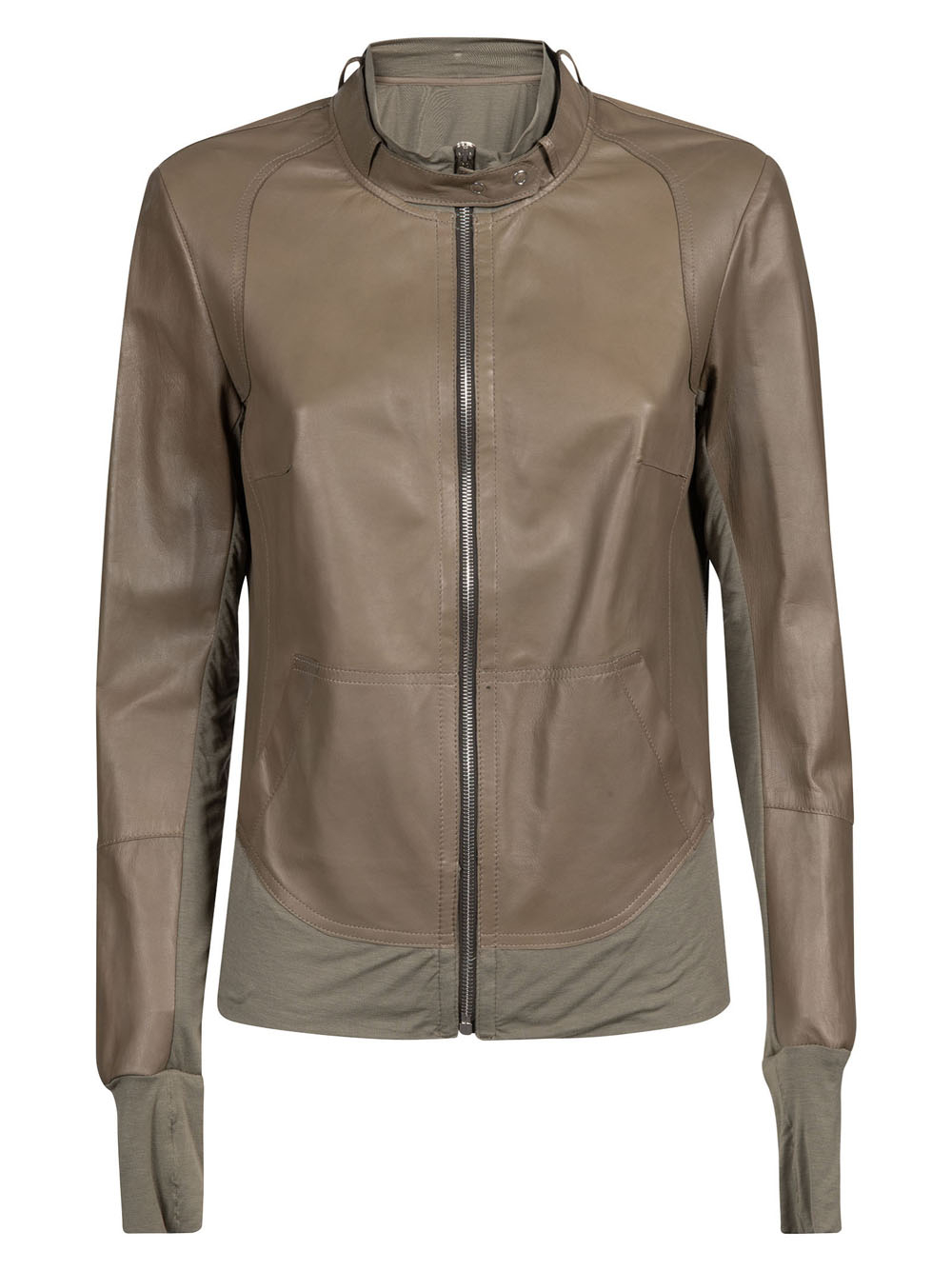 [LIVEN] Leather Jacket SS22 LIV821NHP0880MILIT