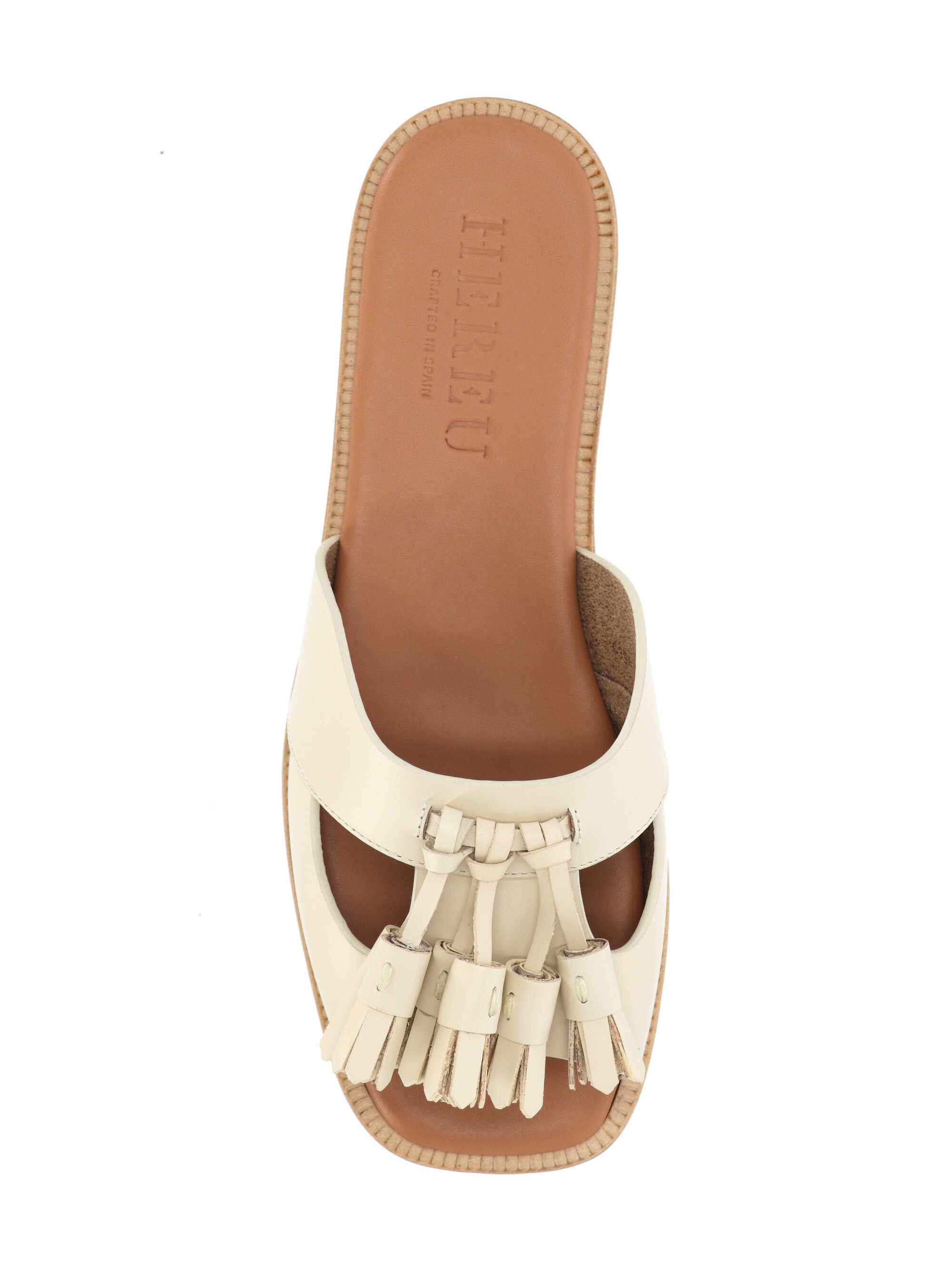 [HEREU] Flat shoes SS25 BOSLWFS250032CUSTARD