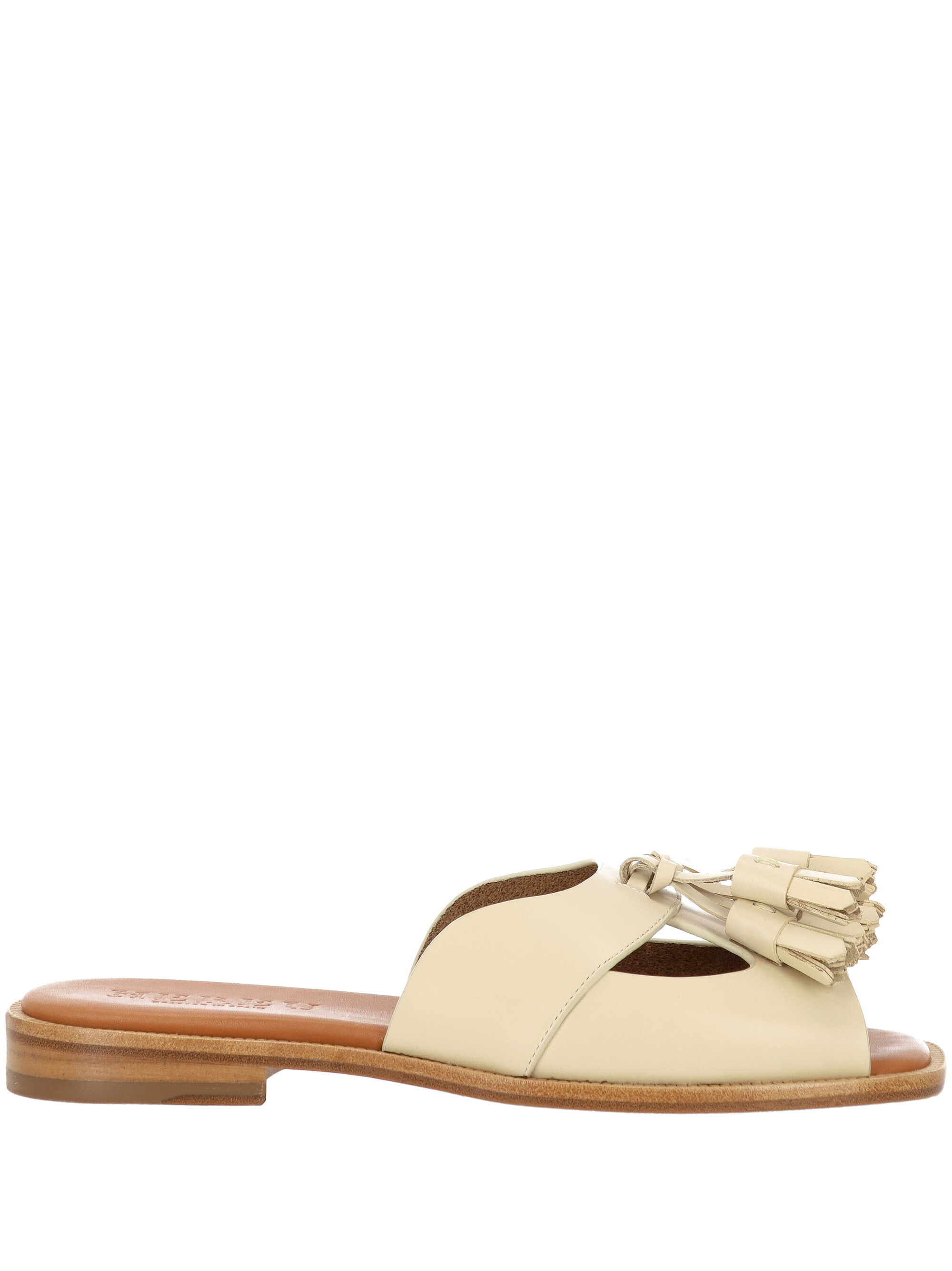 [HEREU] Flat shoes SS25 BOSLWFS250032CUSTARD