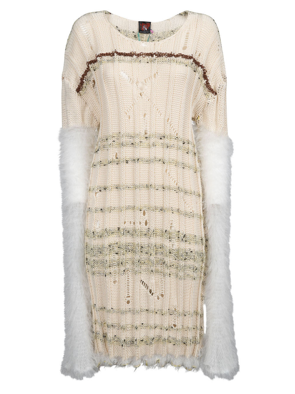 [VITELLI] Long sleeve dress SS22 OKT016SIBERIANCATMULTI