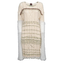 [VITELLI] Long sleeve dress SS22 OKT016SIBERIANCATMULTI