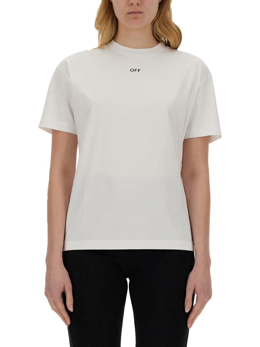 [Off White] T-shirts Short Sleeve SS24 OWAA089S24_JER0090101