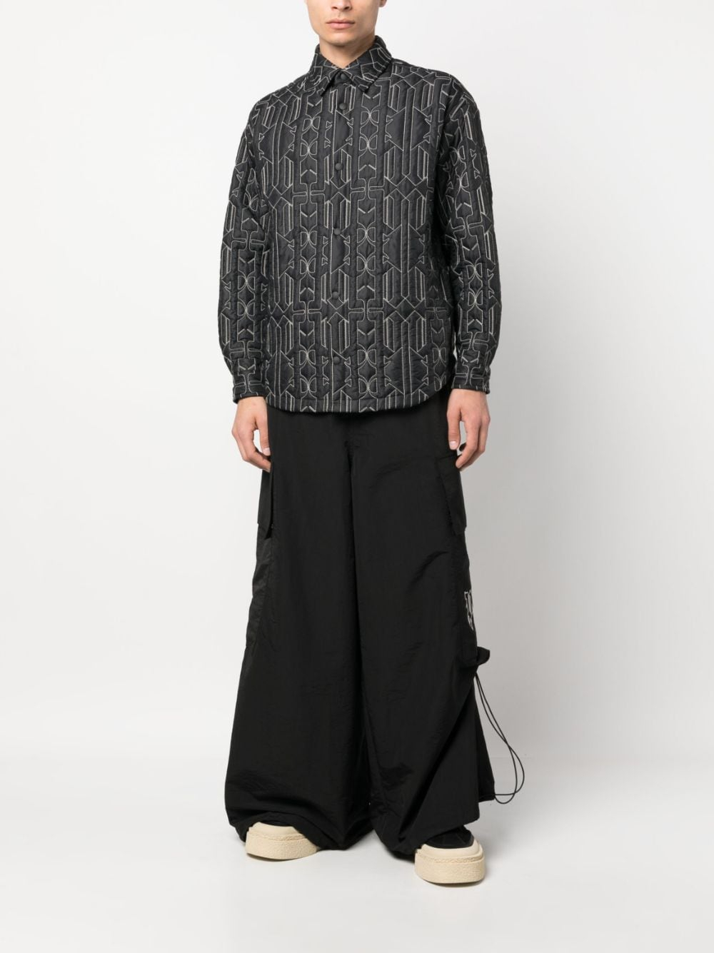 [Palm Angels] Shirts Long Sleeve FW23 PMEA251E23FAB0011103