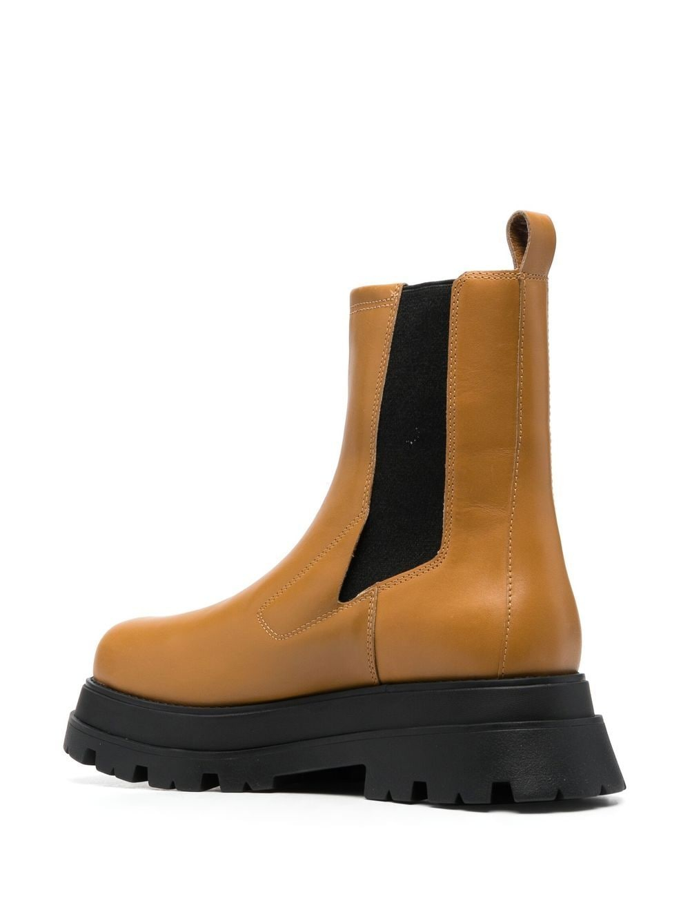 [ASH] Ankle Boots FW22 ELITE02COMBOBMUSTANGGOLDENBROWN